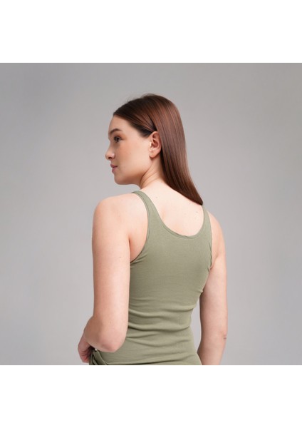 Classic Cotton U-Neck Ribbed Tank fiyatları