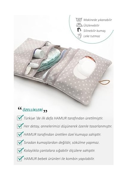 Hamur Bebek Bakım Çant. Organızer Fox modelleri