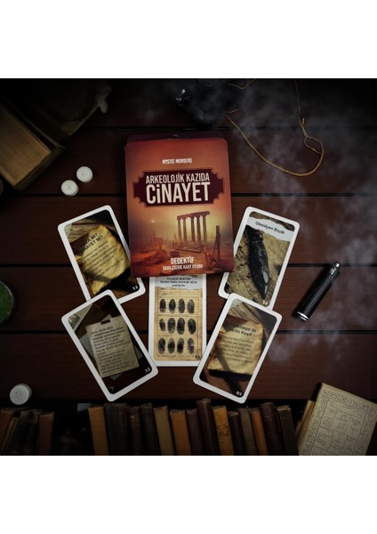Kartlı Cinayet Çözme Oyunu Arkeolojik Kazıda Cinayet Dosyası