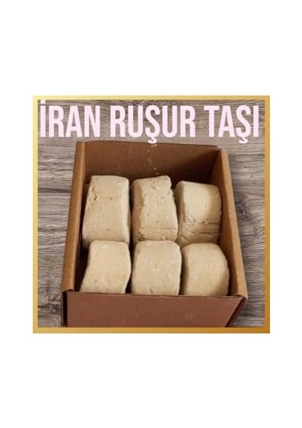 Iran Ruşur Taşı Mühürlü | Doğal Cilt ve Vücut Peeling Hamam Taşı | Derinlemesine Temizleyici Ölü Deri Arındırıcı | 1 Paket (6 Adet) Saf Doğal Iran Hamam Taşı fiyatları