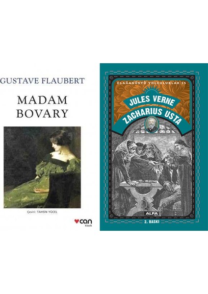 Madam Bovary (Yeni Beyaz Kapak) + Zacharius Usta