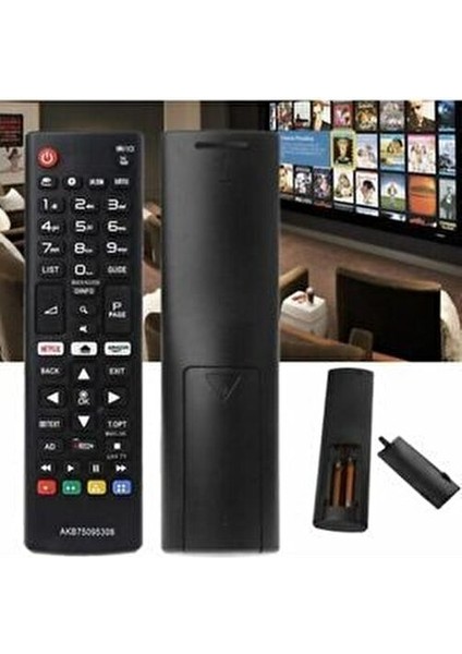 Smart TV Netflix Tuşlu Uzaktan Kumanda LED Televizyonlar İçin Uyumlu ve Kullanışlı indirimleri