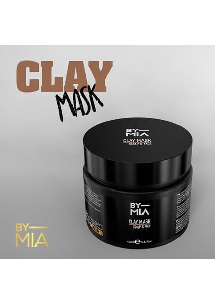 By Mıa Scalp & Face Clay Maske 450 gr | Yeşil Elmanın Ferahlatıcı Kokusu | Zengin Içerikli Mineraller | Tüm Cilt Tipleri Için | Doğal Killi Yüz Maskesi modelleri