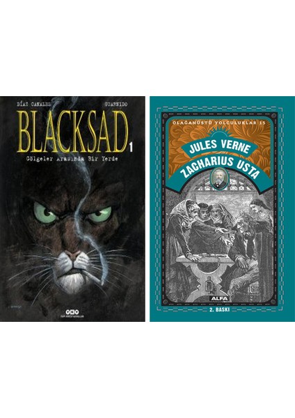 Blacksad 1. Cilt – Gölgeler Arasında Bir Yerde (Karton Kapak) + Zacharius Usta