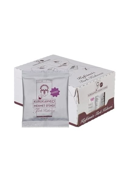 Kurukahveci Mehmet Efendi Kafeinsiz Türk Kahvesi 50GR Folyo Ambalaj x 40 Adet fiyatları