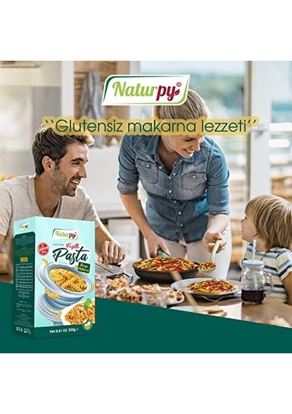 Naturpy Glutensiz Burgu (Fusilli) Makarna 250 gr
