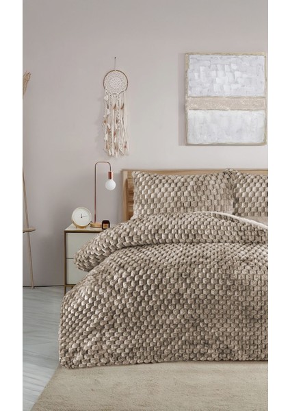 Winter Anastasia Tavşan Tüyü Yorgan Seti - 220X240 cm - Pvc Orijinal Çanta