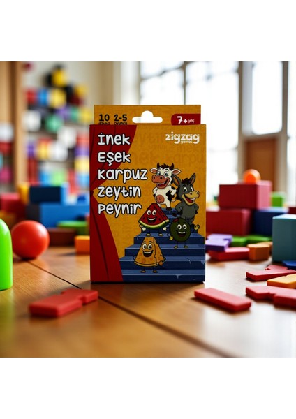 Inek Eşek Karpuz Zeytin Peynir Dikkat Oyunu