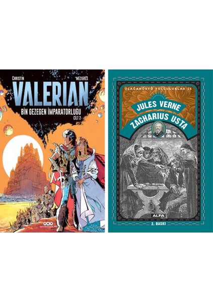 Valerian Cilt 2 – Bin Gezegen Imparatorluğu + Zacharius Usta