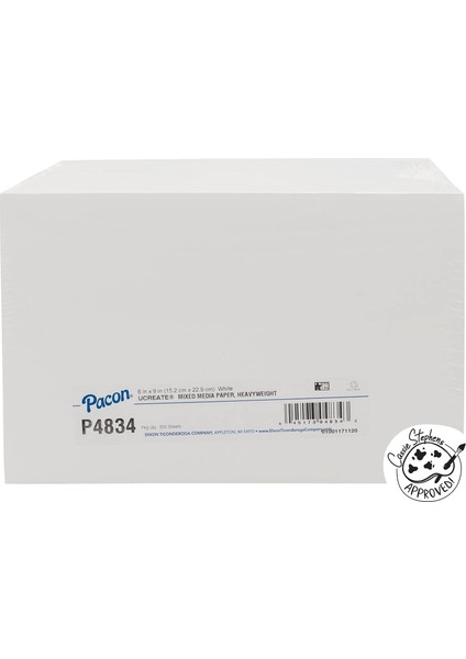 Karışık Medya Sanat Kağıdı, 15,24 cm x 22,88 Cm, Ağır 500 Adet