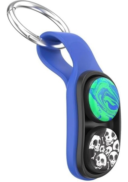 Poppuck Trick Magnet | Manyetik Oyuncak | Oyuncağı | Anahtarlık | Çanta Klipsi (Mavi)