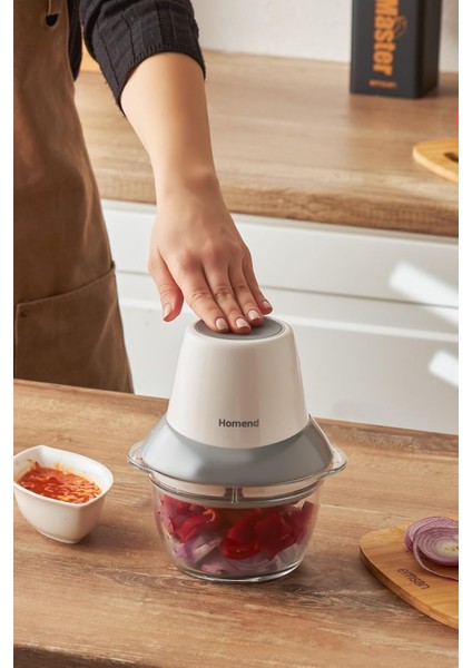 Robochop 2107H Doğrayıcı Krem Gri