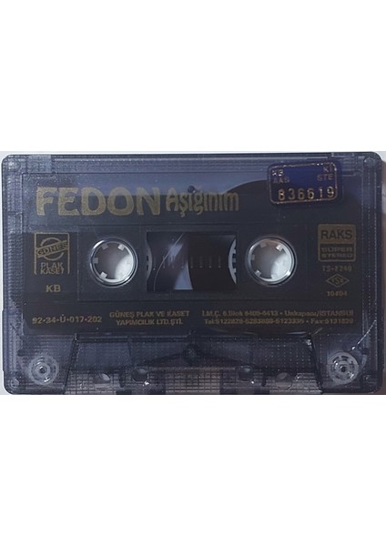 Ferdi Özbeğen – Sana Ihtiyacım Var Kaset fiyatları