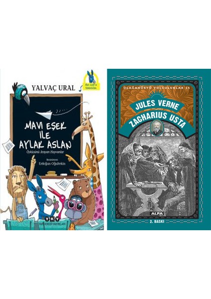 Mavi Eşek ile Aylak Aslan – Öyküsünü Arayan Hayvanlar + Zacharius Usta