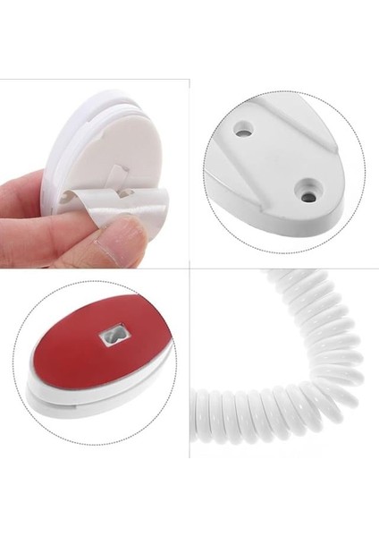 Sunup Yapışkanlı Spiral Kordonu Kumanda Telefon Tutucu (oteller İçin)