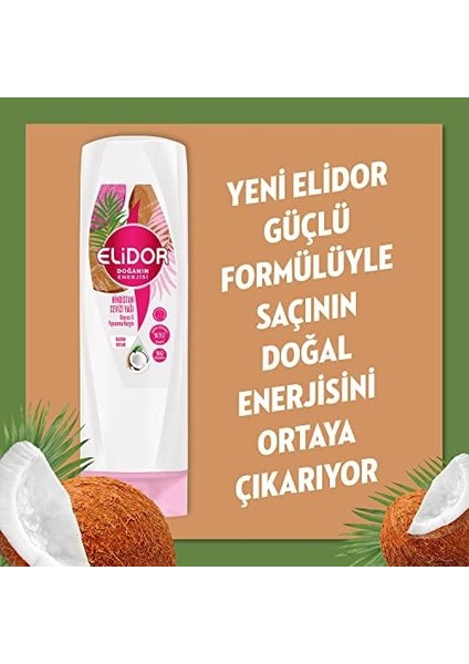 Elidor Doğanın Enerjisi Saç Kremi Hindistan Cevizi Özlü 350 ml 1 Paket (1 x 350 Ml) modelleri