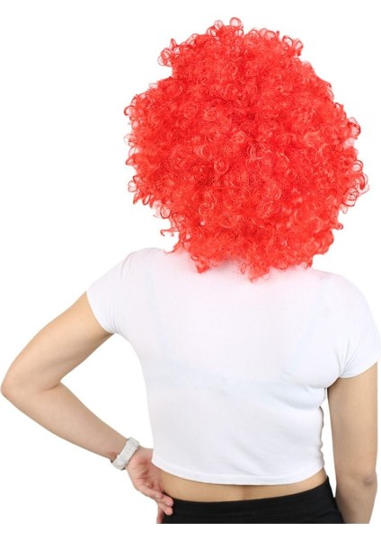 Animasyon Parti ve Palyaço Peruğu / Kırmızı indirimleri