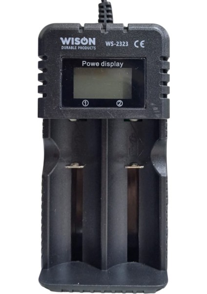 WS-2323 Akıllı Pil Şarj Aleti | 2400 Mah Çıkış – Şarj Göstergeli – 26650’E Kadar Tüm Pillerle Uyumlu fiyatları