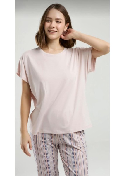 Kadın Kısa Kol Pijama TAKIM-8955 indirimleri