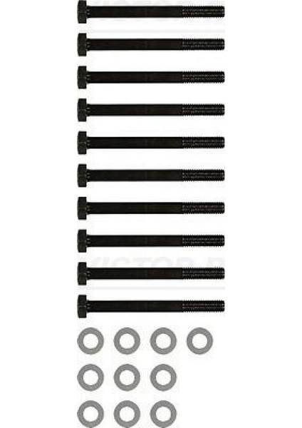 Mtxdpn Silindir Kapaği Civata Seti R9-11-R19 1.4-Bmw X3 3.0 D 04-