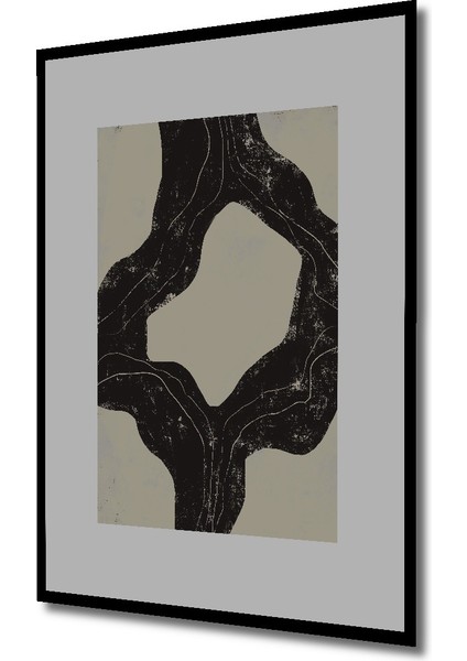 Dekoratif Ahşap Dikdörtgen Tablo Soyut Sanat Şekilleri Çerçeve Görünümlü fiyatları