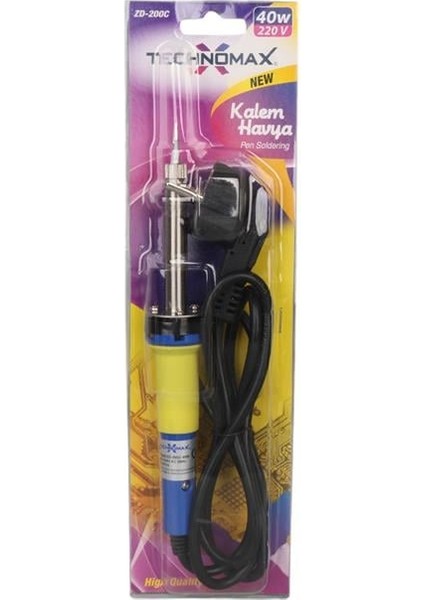 Technomax Zd-200c 40 Watt Kalem Havya Lehim Makinesi Ac220v 120cm Kablolu fırsatları