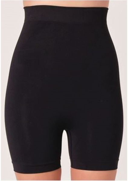 Siyah Kadın Kalça Kaldırıcı Dikişsiz Korse