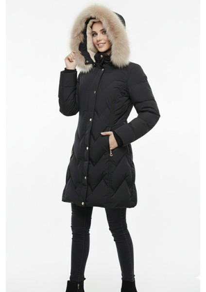 Kadın Spor Kapüşonlu Içi Peluş Mont M5308 BGL-ST04893 fiyatları