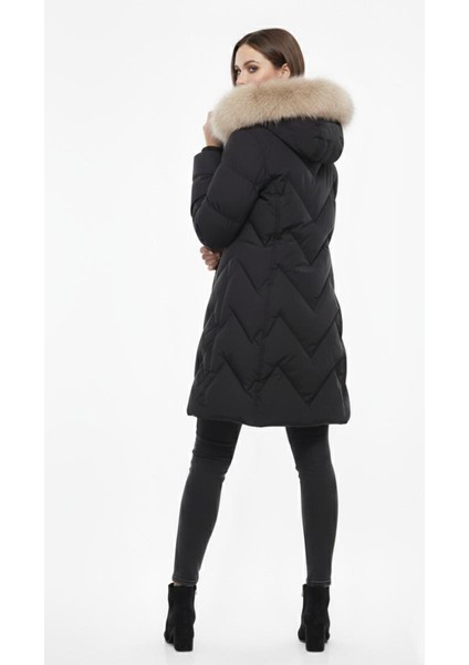 Kadın Spor Kapüşonlu Içi Peluş Mont M5308 BGL-ST04893 indirimleri