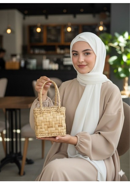 Mini Hasır El Çantası El Yapımı – Doğal El Örgüsü fırsatları