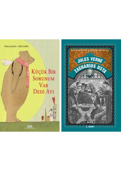 Küçük Bir Sorunum Var Dedi Ayı (Karton Kapak) + Zacharius Usta