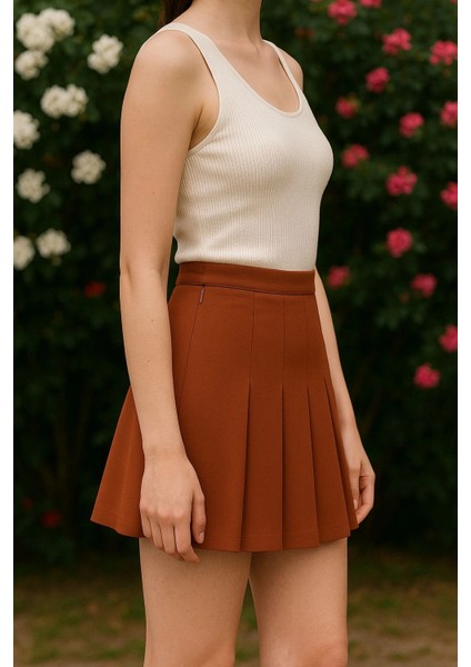 Üç Pileli Etek Kremit W24815 fiyatları