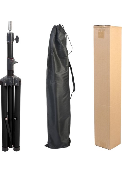 Kuaför Eğitim Mankeni Için Metal Tripod / Siyah + Taşıma Çantası indirimleri
