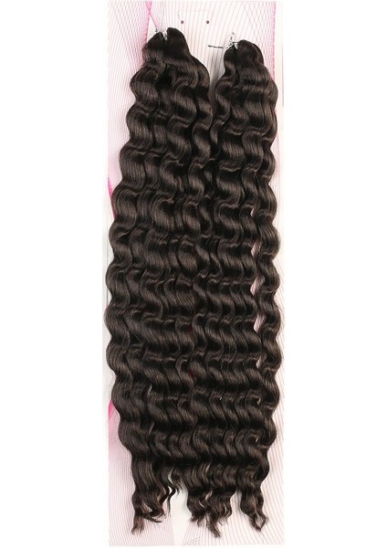 Nice Bulk Afro Su Dalgası Saç / Kahverengi