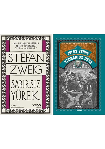 Sabırsız Yürek (Yeni Kapak) + Zacharius Usta