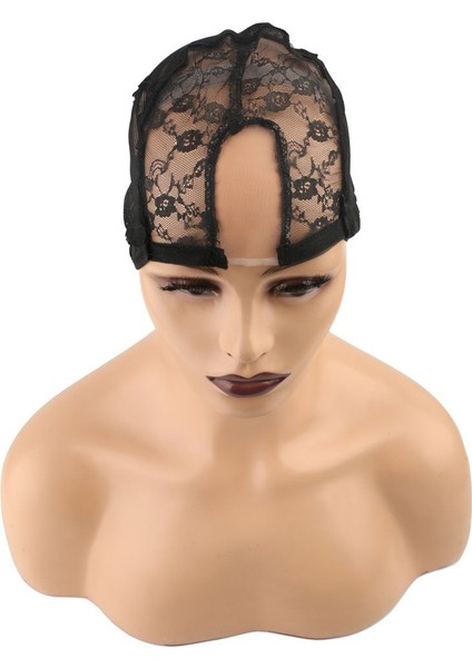 Küçük U Lace Tül Peruk Dikim Filesi / Siyah fiyatları