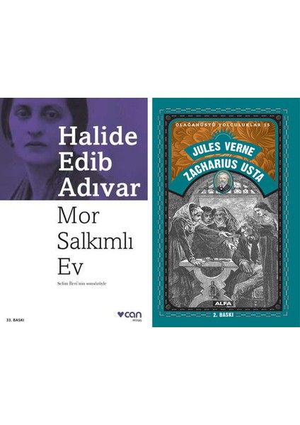 Mor Salkımlı Ev (Yeni Kapak) + Zacharius Usta