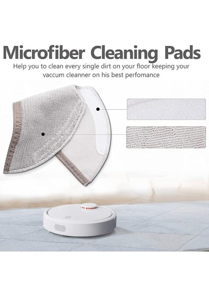 Roborock Q8 Max,q8 Max Plus,q5 Pro,q5 Pro Plus,q5 Max Plus,q7,q7 Max, Fiber Mop Paspas Seti-4 Adet fiyatları