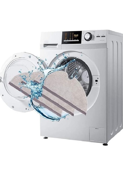 Roborock Q8 Max,q8 Max Plus,q5 Pro,q5 Pro Plus,q5 Max Plus,q7,q7 Max, Fiber Mop Paspas Seti-4 Adet indirimleri