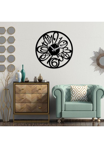 Duvar Saatı Yuvarlak Fıgurlu