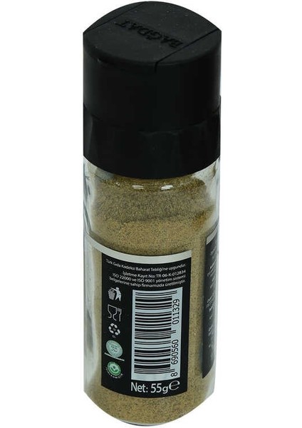 Cam Şişe Tuzluklu Kapak Doğal Öğütülmüş Karabiber 55 gr modelleri