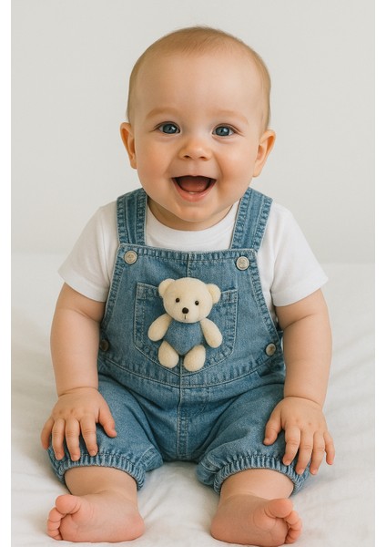 Bebek Kot Unisex Salopet Oyuncak Ayıcıklı indirimleri