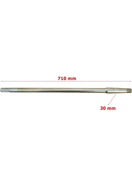 Yuki Atv Utv 400 Aks Difransiyelli 710 mm Bilya Yatağı 30 6 Freze Kamalı Öm fiyatları