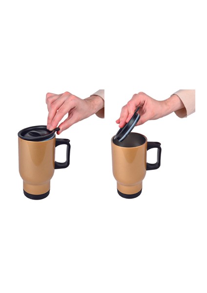 Kulplu Çelik Bardak Termos - 450MLT - Isime Özel - Metin Oktay fiyatları