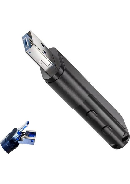 32 GB USB Ses Kayıt Cihazı Premium Ses Sensörlü Kulaklıklı