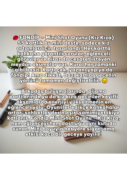 Fondip Mini Shot Oyunu Kız Kıza modelleri