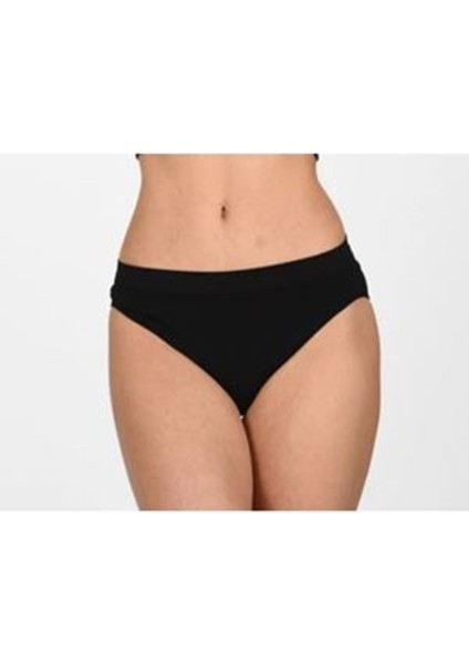 Techmrt Siyah Kadın Dikişsiz Külot Korse - 730 - Beden M