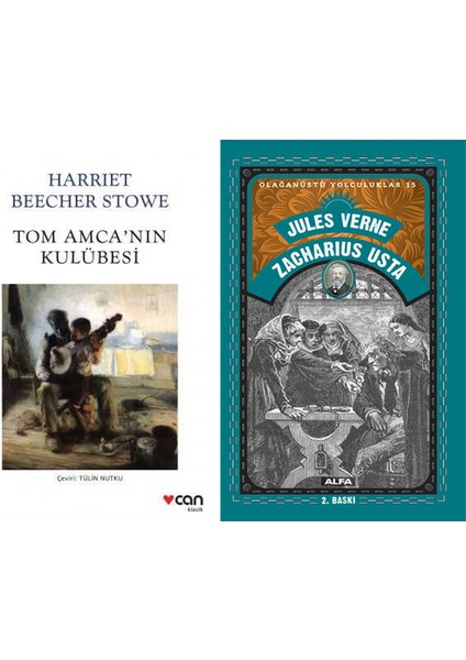 Tom Amca'nın Kulübesi (Yeni Beyaz Kapak) + Zacharius Usta