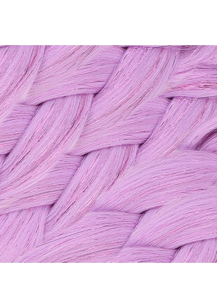 Simli Lila Örgülük Saç 100 Gr. fiyatları