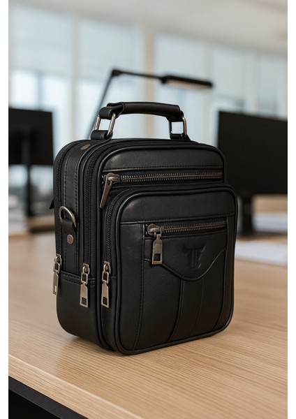 Hakiki Deri Postacı Kasalı El ve Omuz Çantası-Orta Boy fiyatları